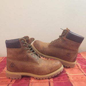 Timberland Heritage 6" Brown Boots Waterproof Sz11